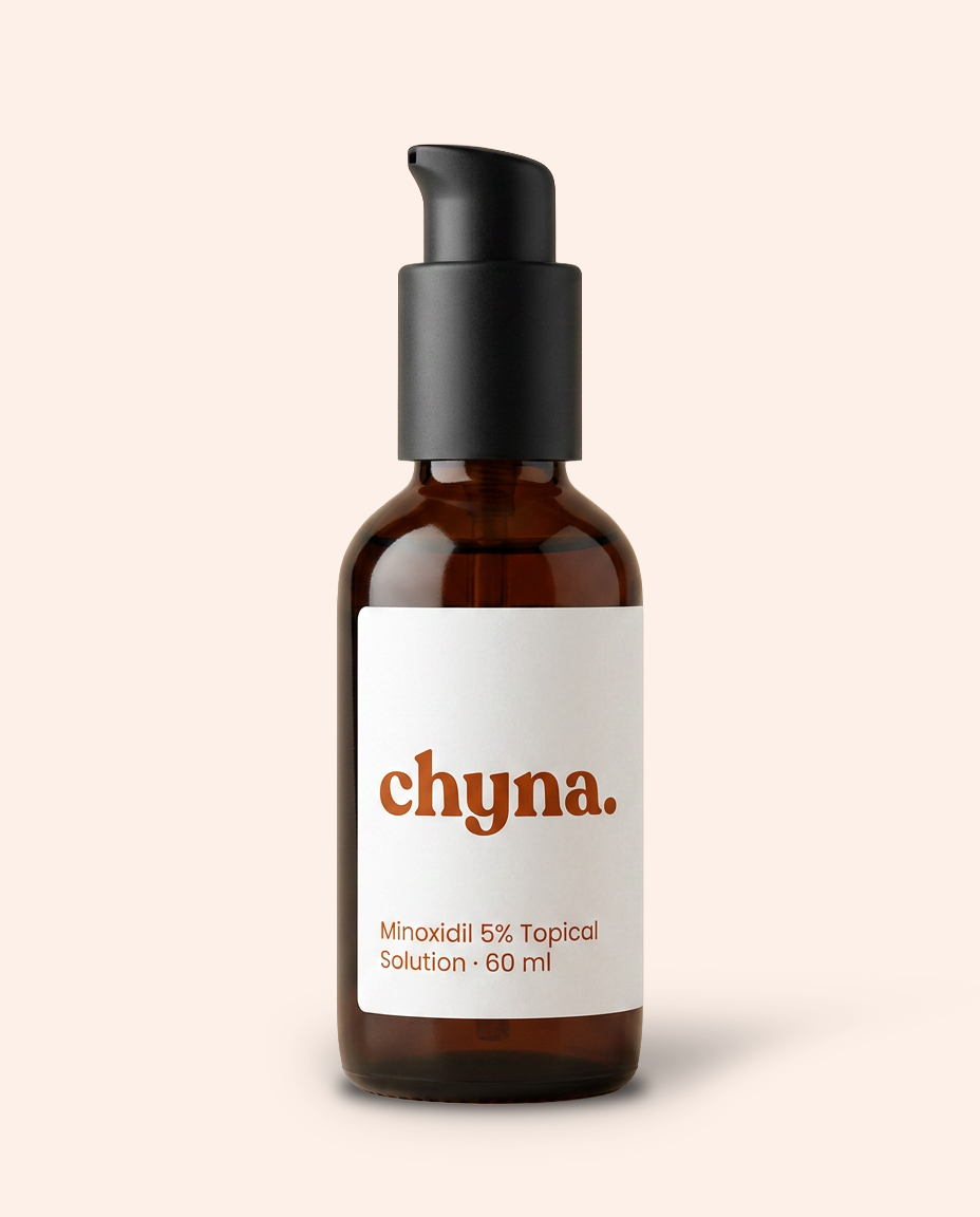 Minoxidil 5% topical solution, dispensed by Chyna's pharmacy partner